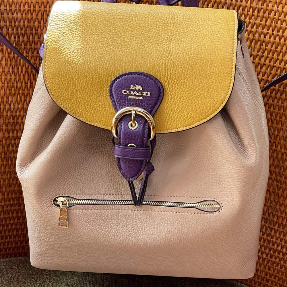 This a New Coach backpack bag